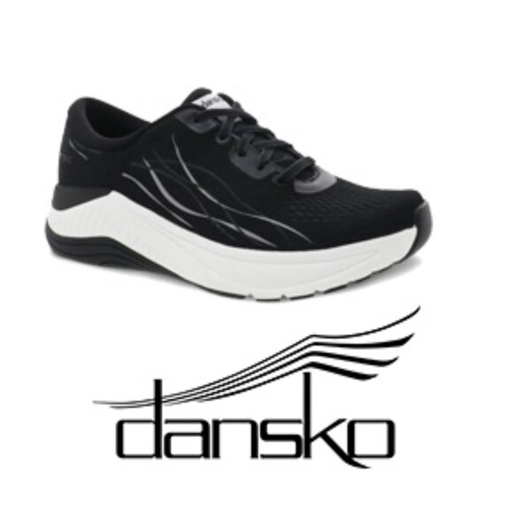 Dansko Shoes - Dansko Pace Black Mesh Womens Comfort Sneakers Size 9.5 M